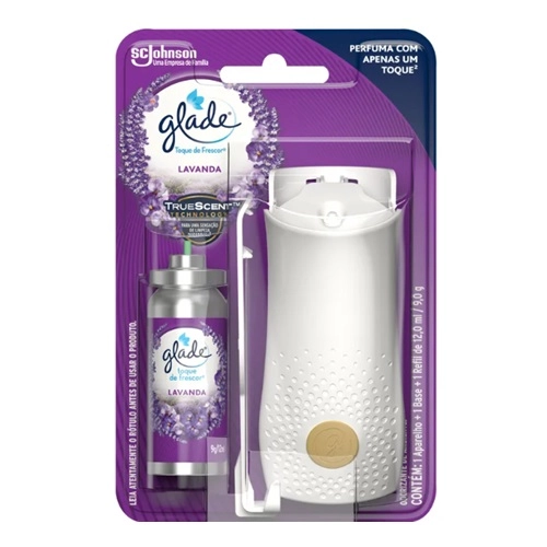KIT GLADE APARELHO+ODORIZADOR LAVANDA REFIL 2UN