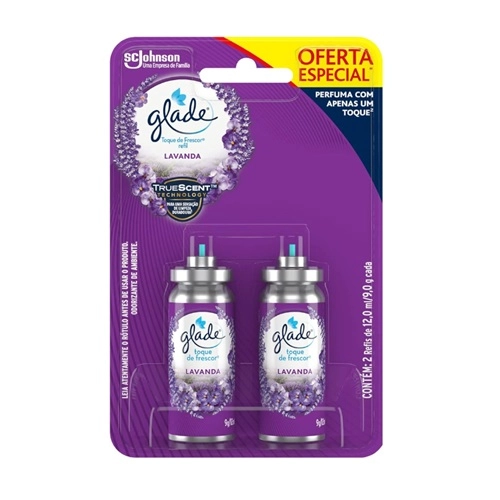 Kit Odorizador De Ambiente Glade Lavanda 2Unidades Refil