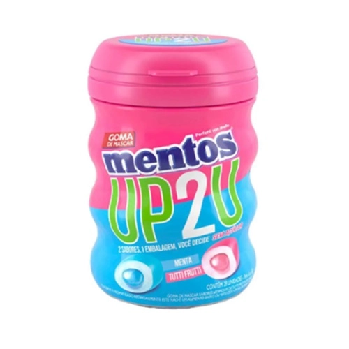 MENTOS CHICLETE UP2U TUTTI-FRUTTI 56G