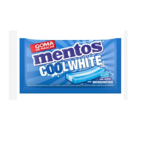 MENTOS CHICLETE COOL WHITE FRESH MINT 5 UNIDADES 8,5G