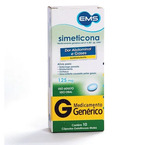SIMETICONA 125MG 10 COMPRIMIDOS EMS