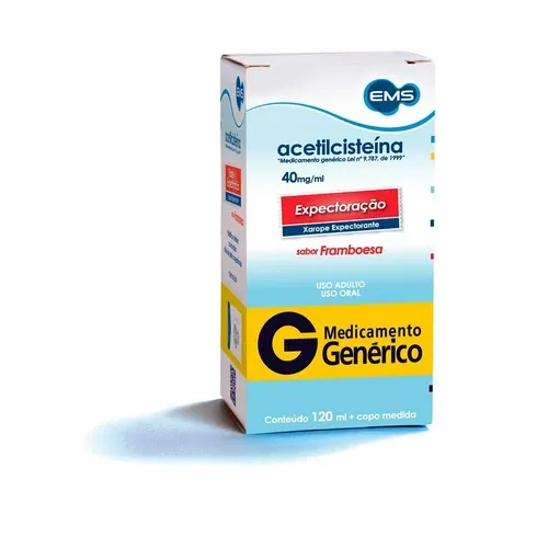ACETILCISTEÍNA 40MG/ML 120ML EMS