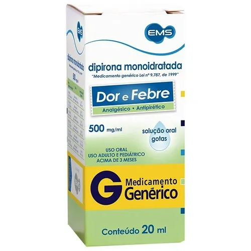 DIPIRONA GTS 20ML EMS