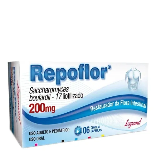 REPOFLOR 200 MG C/6 COMPRIMIDOS