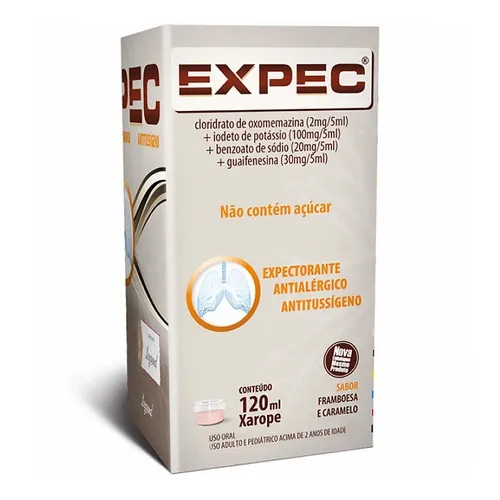 EXPEC 2MG+100MG+20MG+30MG/5ML XPE 120ML