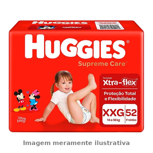 Fralda Huggies Supreme Hiper Xxg 5