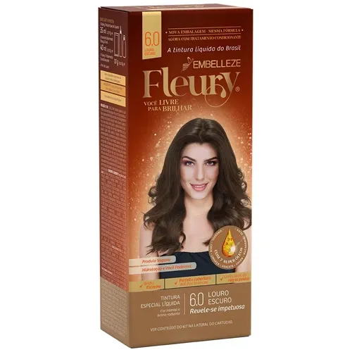 TINTURA FLEURY 6.0 LOURO ESCURO