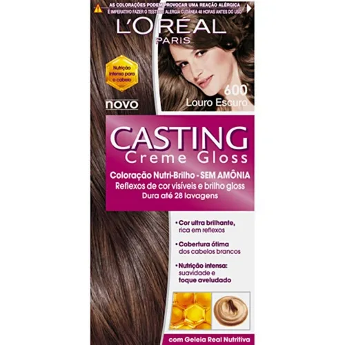 TINTURA L'OREAL PARIS CASTING CREME GLOSS 600 LOURO ESCURO