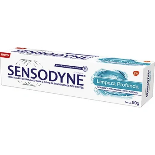 CREME DENTAL SENSODYNE LIMPEZA PROFUNDA 90G