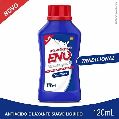 LEITE DE MAGNESIA ENO TRADICIONAL LIQ 120ML