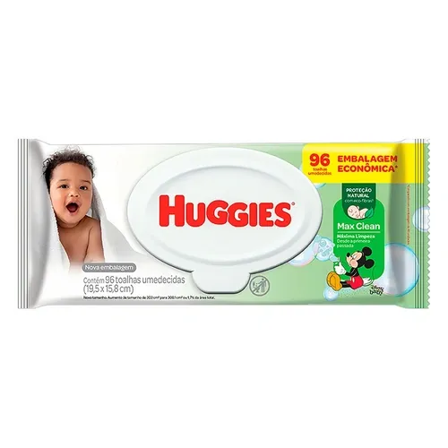 TOALHAS UMEDECIDAS HUGGIES 96UN
