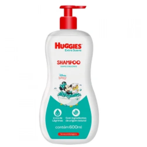 SHAMPOO HUGGIES EXRA SUAVE 600ML PUMP