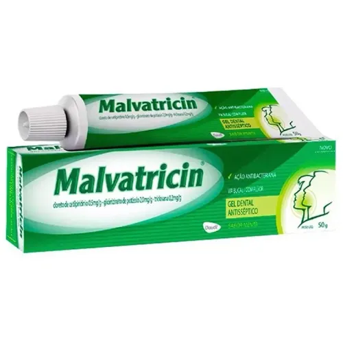 CREME DENTAL MALVATRICIN GEL 50G