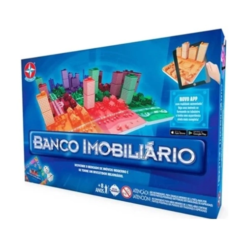 JOGO BANCO IMOBILIARIO REALIDADE AUMENTADA ESTRELA