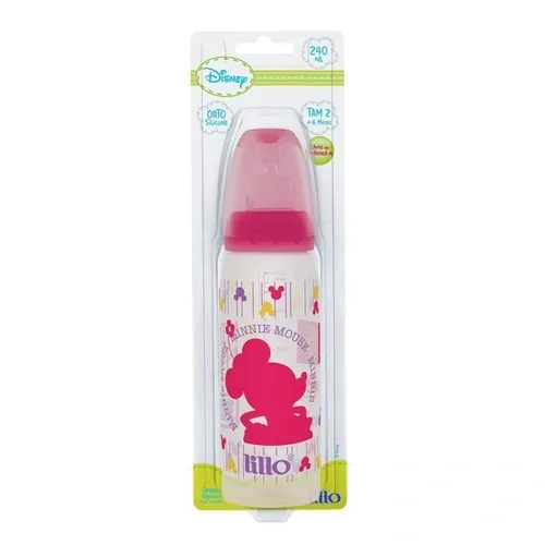 MAMADEIRA LILLO MAGIC SILICONE ORTODONTICA ROSA 240ML