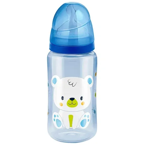 MAMADEIRA FIONA URSO SILICONE ORTODONTICA AZUL 300ML