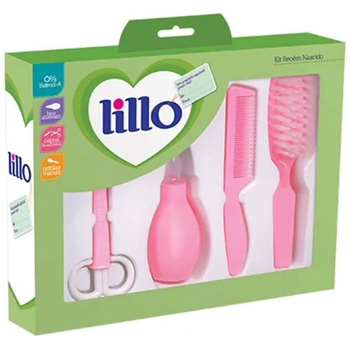 KIT RECEM NASCIDO LILLO HIGIENE ROSA