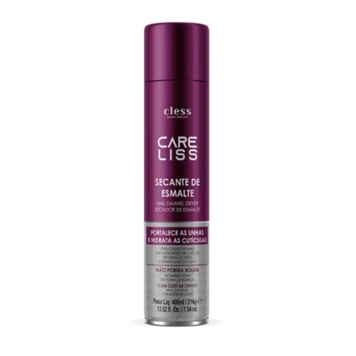 SECANTE DE ESMALTE CARE LISS SPRAY OLEO DE CRAVO 400ML