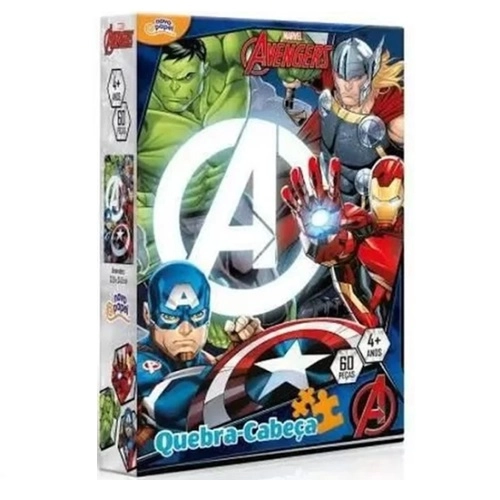 QUEBRA CABECA 60 PECAS DISNEY AVENGERS 1UNIDADE