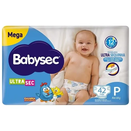 FRALDA BABYSEC ULTRA SEC MEGA P 42UN