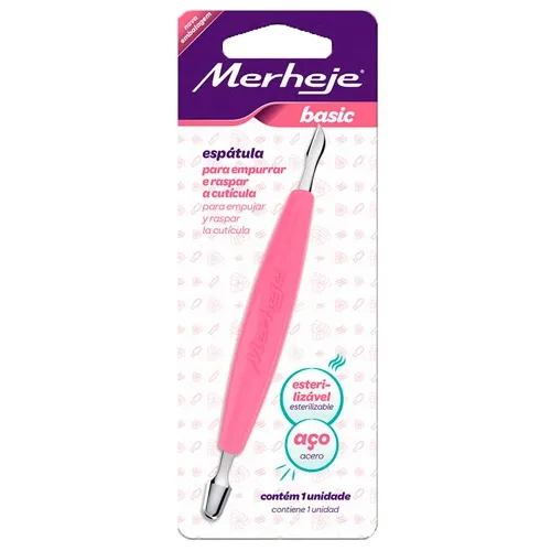 ESPATULA MERHEJE CUTICULA ROSA 1UN