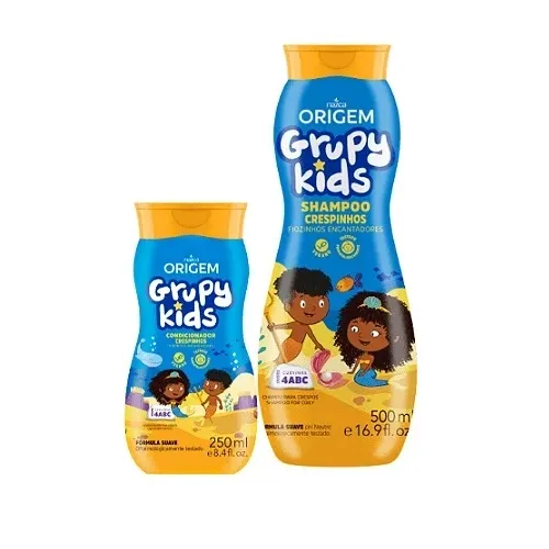 KIT  ACQUA KIDS CRESPINHOS SHAMPOO 250ML+CONDICIONADOR 250ML