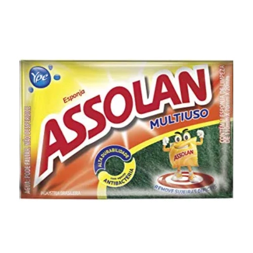 Esponja Multi Uso Assolan Pertuto 1Unidade