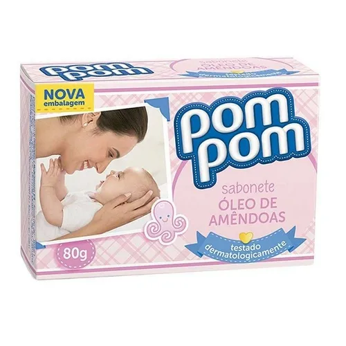 SABONETE POM POM OLEO DE AMENDOAS 70G