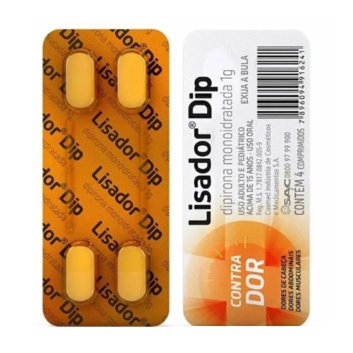 Lisador Dip 1G 4Comprimido