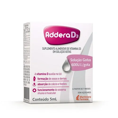 Addera D3 Gotas 600Ui 5Ml