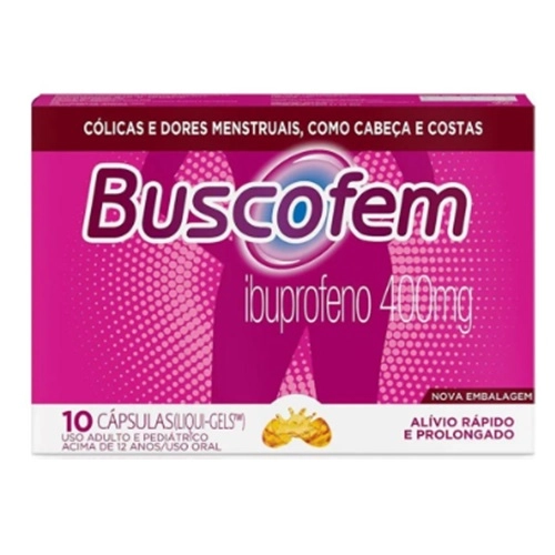 BUSCOFEM 400 MG C/10 COMPRIMIDOS
