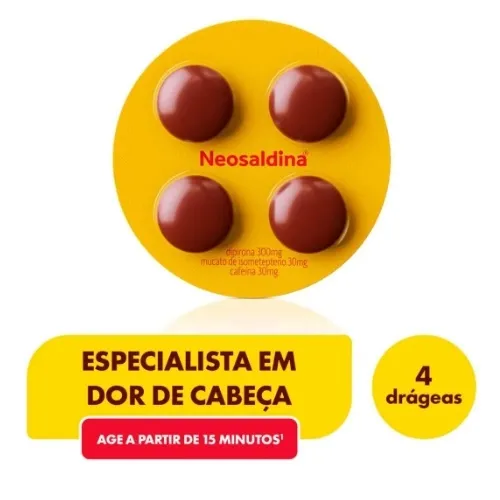 NEOSALDINA 4 COMPRIMIDOS