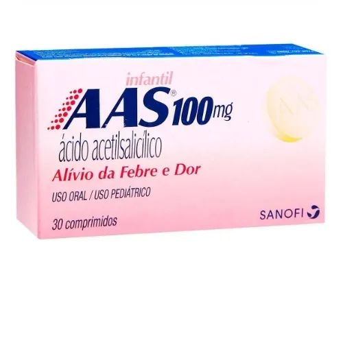 AAS SANOFI 100MG 30CP
