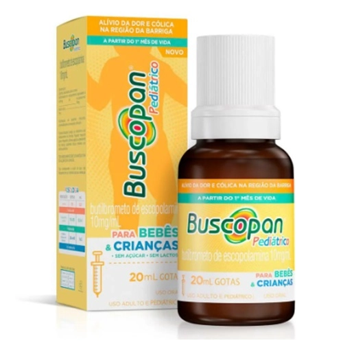 BUSCOPAN PEDIATRICO BUTILBROMETO DE ESCOPOLAMINA 10MG/ML SOLUCAO ORAL 20ML