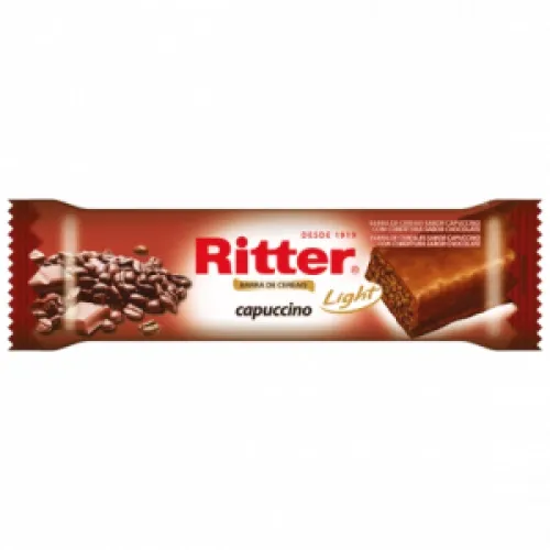 BARRA CER RITTER CAPUCCINO/CHOC 24X25G