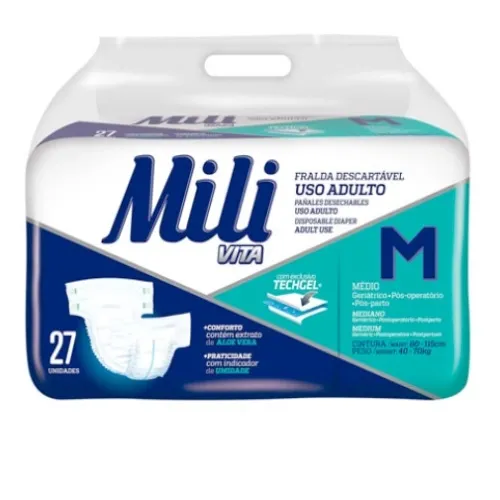 FRALDA MILI VITA ADULTO MEGA M 27UN