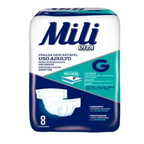 FRALDA MILI VITA ADULTO G 8UN