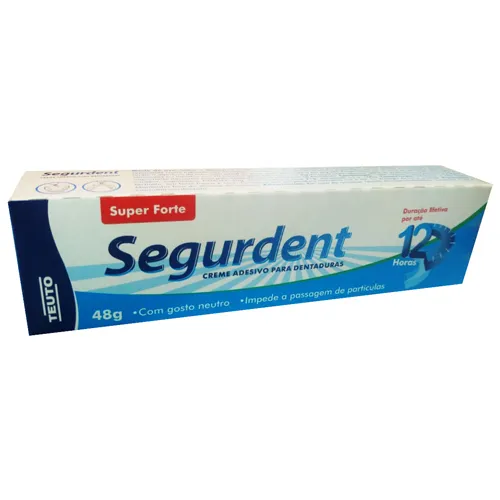 FIXADOR DE DENTADURA SEGURDENT SUPER FORTE 48G