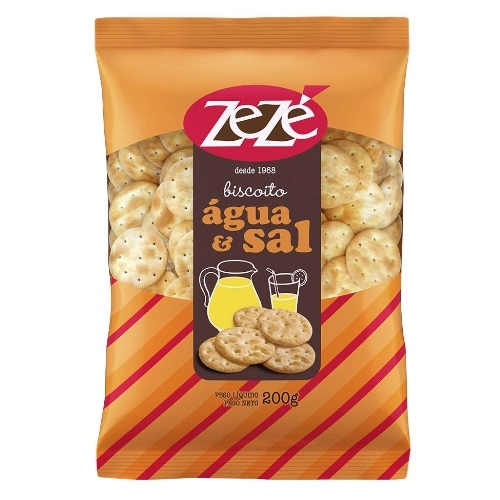 ZEZE BISCOITO AGUA E SAL 200G