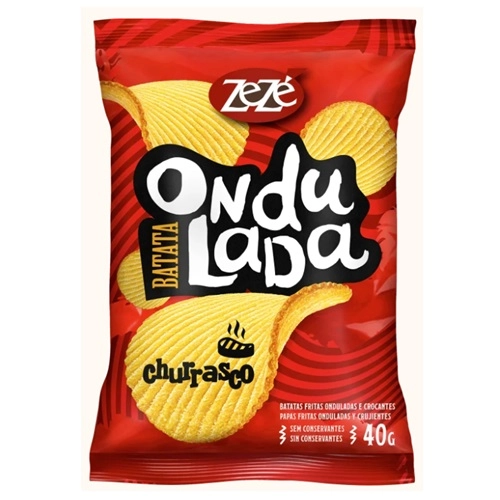 ZEZE BATATA ONDULADA CHURRASCO 40G