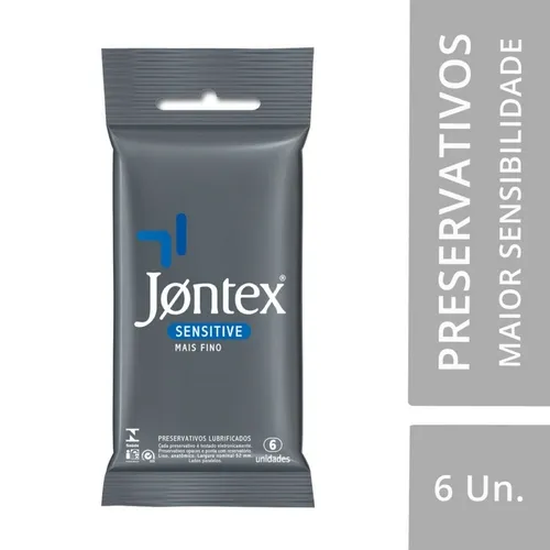 PRESERVATIVO JONTEX LUBRIF SENSIT 6UN