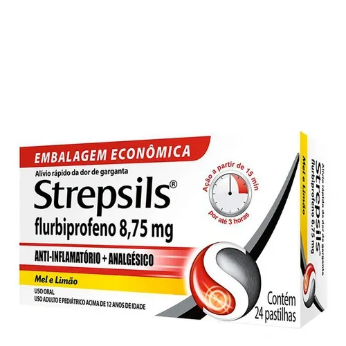 STREPSILS 8,75MG MEL+LIMAO 24PAST