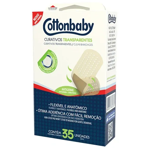 CURATIVO COTTONBABY TRANSPARENTE 35UN