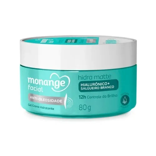 HIDRATANTE FACIAL MONANGE HIDRA MATTE ANTIOLEOSIDADE 80G