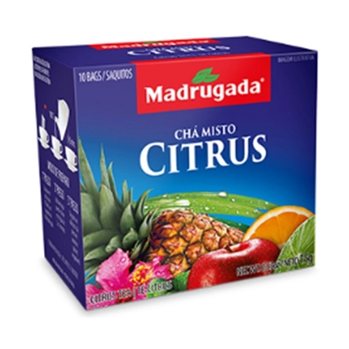 CHA MAGRUGADA CITRUS CAIXA COM 10 SAQUINHOS 15G CADA