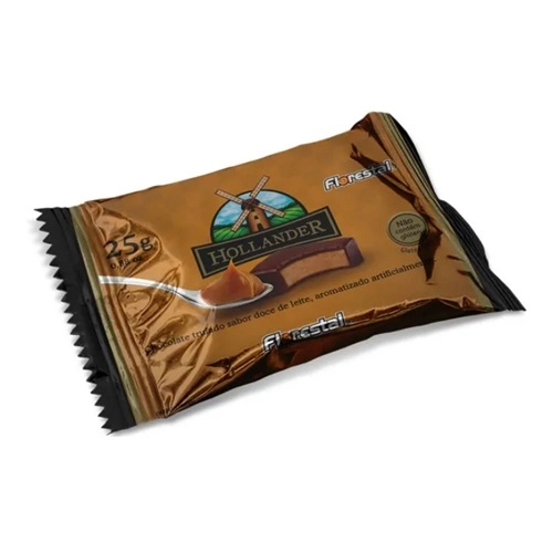 CHOCOLATE HOLLANDER TRUFADO DOCE DE LEITE 25G 