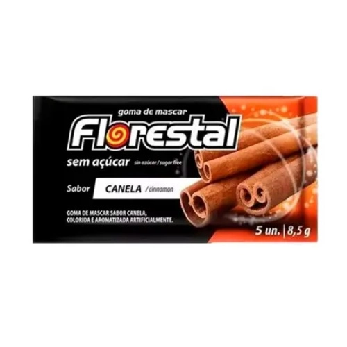 Chicle Florestal Sem Acucar Canela 8,5 G