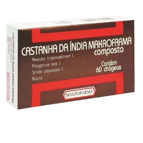 CASTANHA INDIA COMP MAKROF 60 COMPRIMIDOS