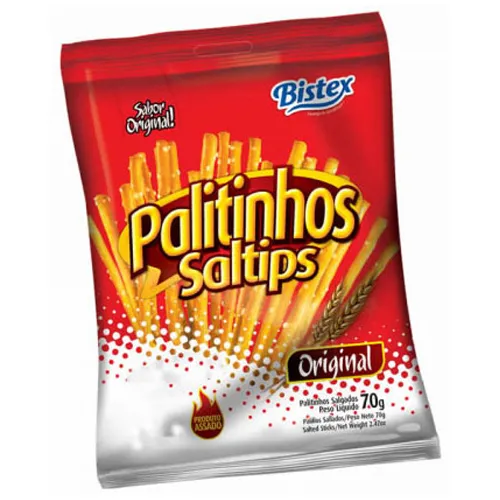 Bistex Palitinhos Salgados Saltips 70G