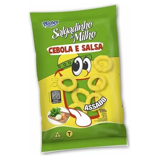 SALGADINHO BISTEX MILHO CEBOLA E SAL